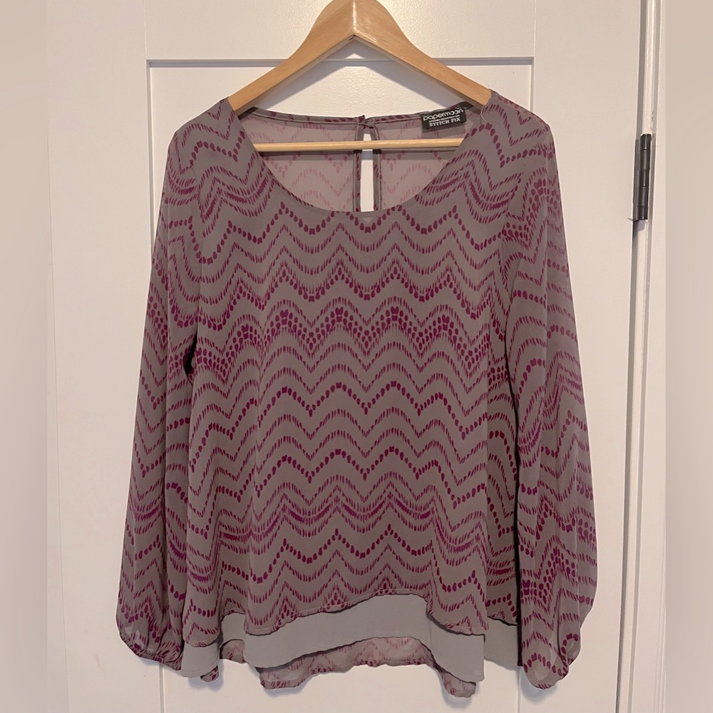 Brody scoop neck blouse from PaperMoon.